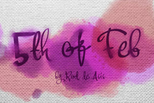 5th of Feb: A Script Font That Adds Personality to Your Brand