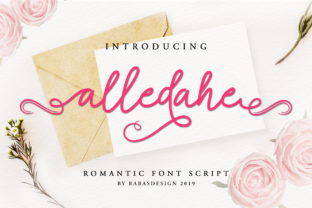 Alledahe: A Romantic Script Font for Elegant Branding