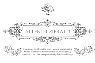 Allerlei Zierat 3 for Creative Campaigns and Brand Design