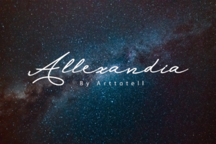 Allexandia: A Script Handwritten Font for Creative Crafters and Printables