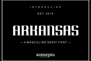 Arkansas: The Perfect Serif Font for Handmade Crafters and Product Creators