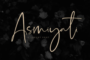 Asmiyati: A Luxurious Script Font for Creative Campaigns