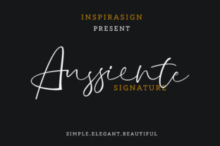 Aussiente: A Timeless Script Font for Editorial and Branding