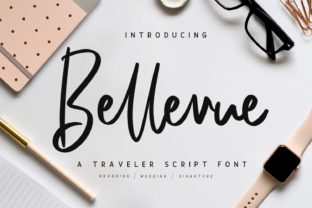 Bellevue Script: A Font for Creative Branding and Design Projects