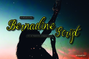 Bernadine Script for Creative Campaigns and Branding