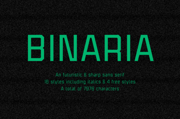 Binaria Family for Modern Campaigns and Branding