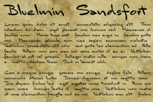 Bluelmin Sandsfort: A Script Handwritten Font for Branding Success