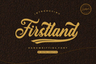Firstland: A Script Handwritten Font That Breathes Life into Your Creative Projects