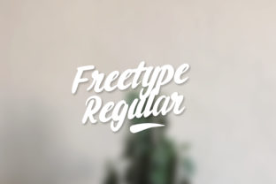 Freetype Regular: The Handwritten Font That Elevates Your Digital Brand