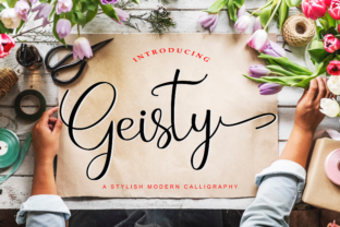Geisty: A Script Font That Elevates Editorial Design