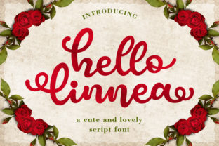 Hello Linnea: A Playful Script Font for Branding and Design