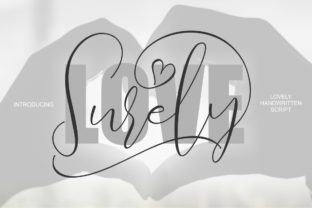Love Surely: A Script Handwritten Font for Digital Branding and Web Design