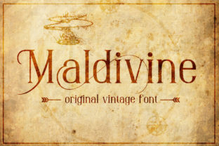 Maldivine: A Vintage Font That Elevates Handmade Creations