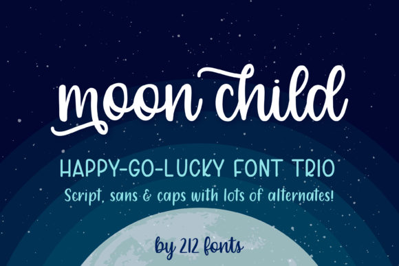 Moon Child: A Versatile Script Handwritten Font for Modern Web Design