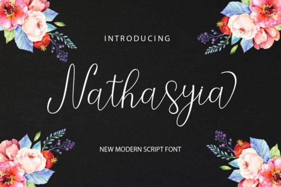 Nathasyia Script for Creative Branding and Design Projects