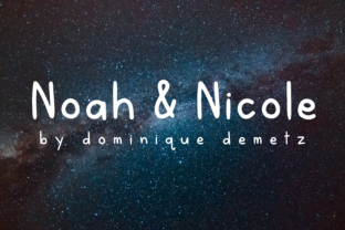 Noah Nicole: A Script Handwritten Font for Creative Crafters