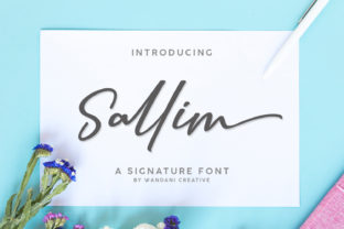 Sallim: A Script Handwritten Font for Dynamic Brand Campaigns