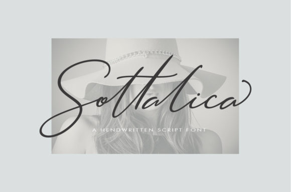Sottalica: A Script Handwritten Font for Modern Web Design
