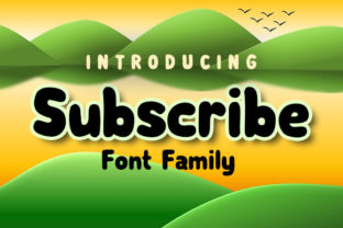 Subscribe Family: A Decorative Font That Elevates Brand Identity