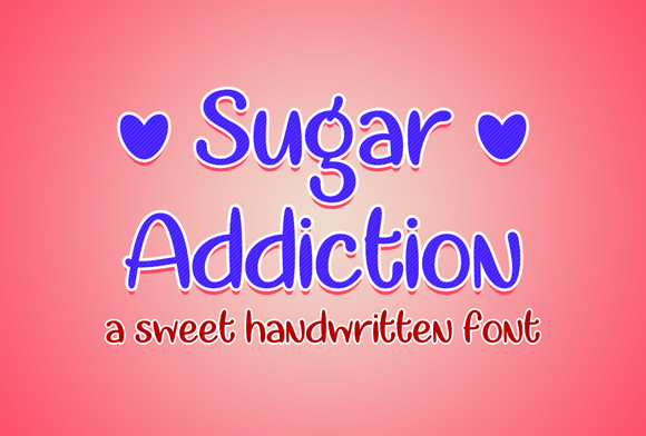 Sugar Addiction: A Script Handwritten Font for Digital Marketers and Designers