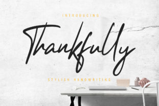 Thankfully Script: A Timeless Choice for Elegant Branding