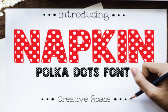 The Napkin Font: A Decorative Typographic Statement for Editorial Design