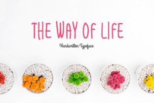 The Way of Life: A Script Handwritten Font for Campaign Creativity
