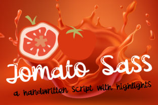 Tomato Sass: A Script Font for Editorial Design and Creative Branding