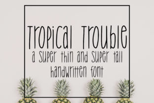Tropical Trouble Font Review: A Unique Sans Serif for Creative Projects