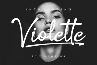 Violette: A Script Font with Retro Elegance for Branding