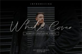 White Cover: A Script Handwritten Font for Creative Crafters